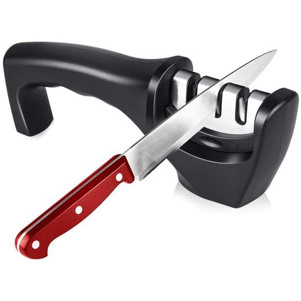 3 Stages Knife Sharpener Ceramic Tungsten Kitchen Knives Blade Sharpening System Tool view 1