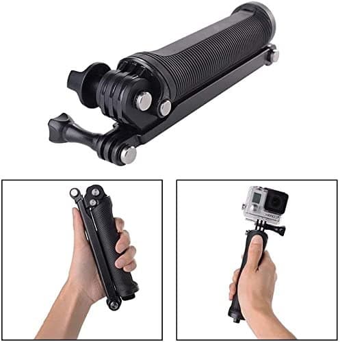 3 Way Monopod Grip Tripod Foldable Selfie Stick Stabilizer Mount Holder For Action Camera view 2