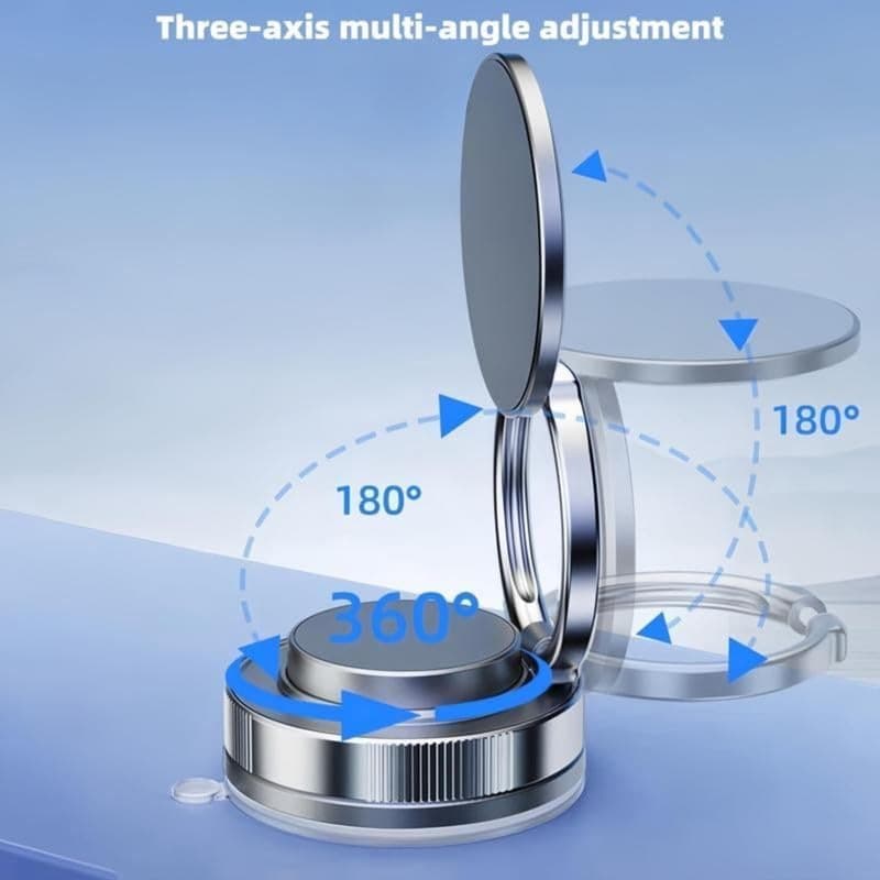 360° Adjustable Vacuum Suction Magnetic Mobile Phone Holder view 5