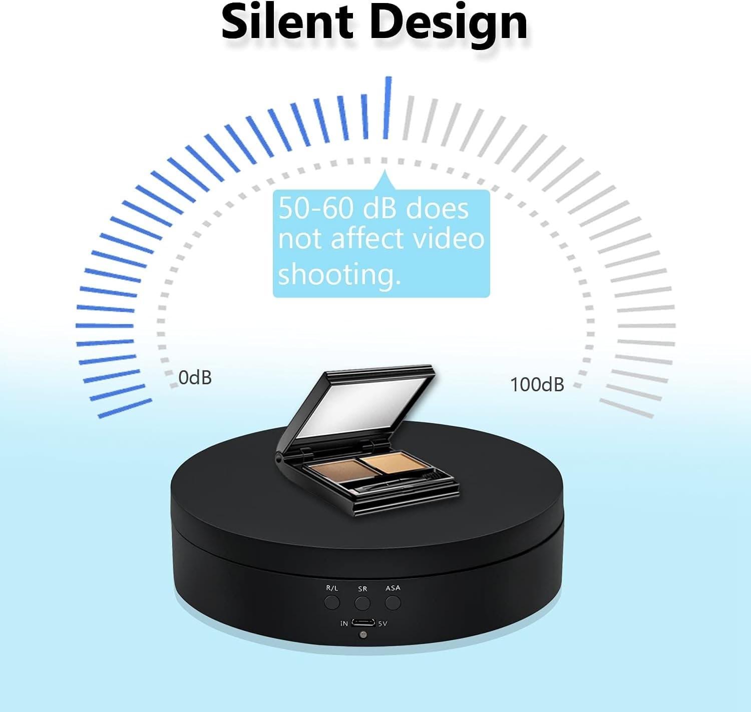360° Motorized Rotating Display Stand 15CM Electric Turntable view 3
