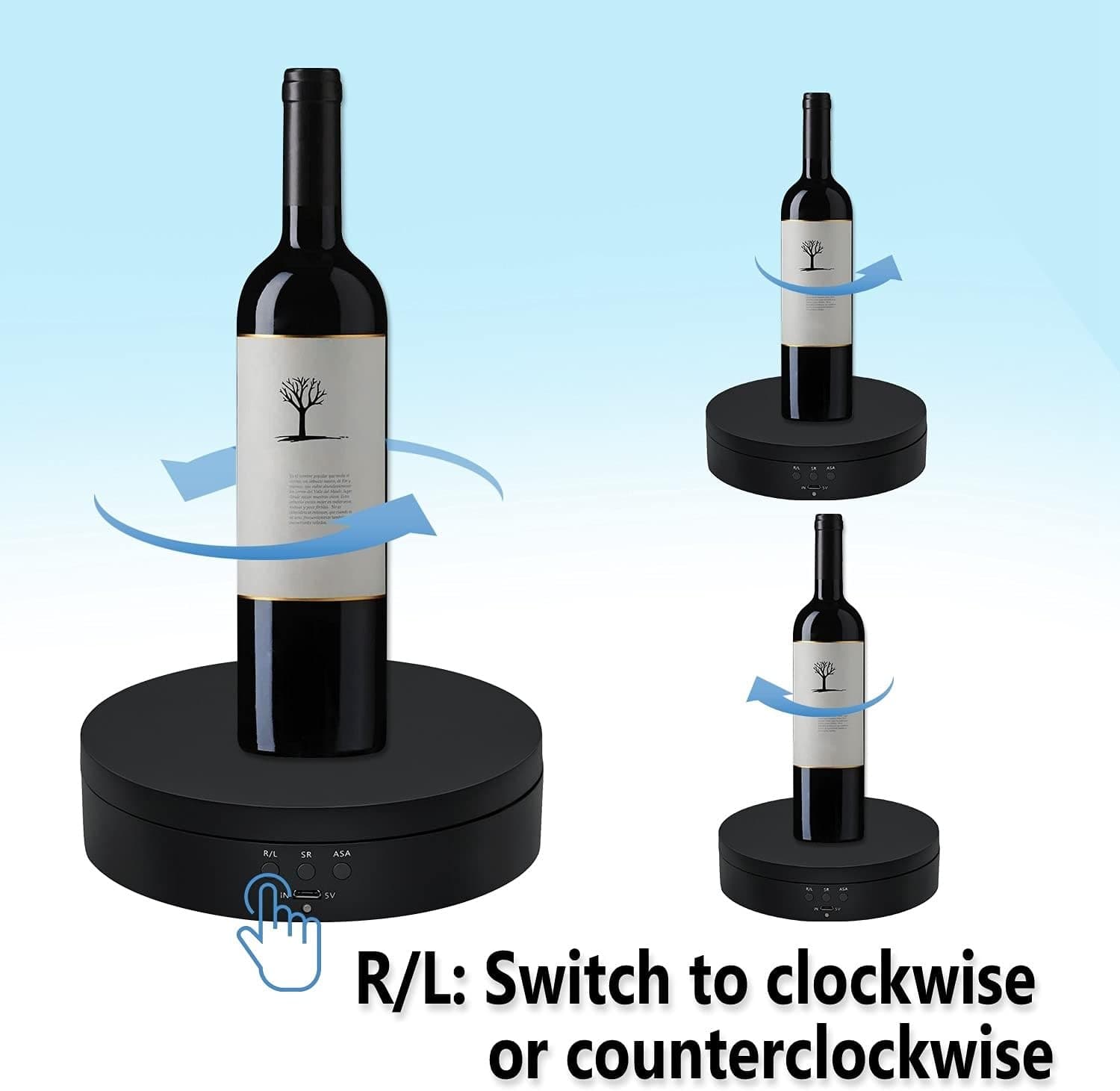360° Motorized Rotating Display Stand 15CM Electric Turntable view 4