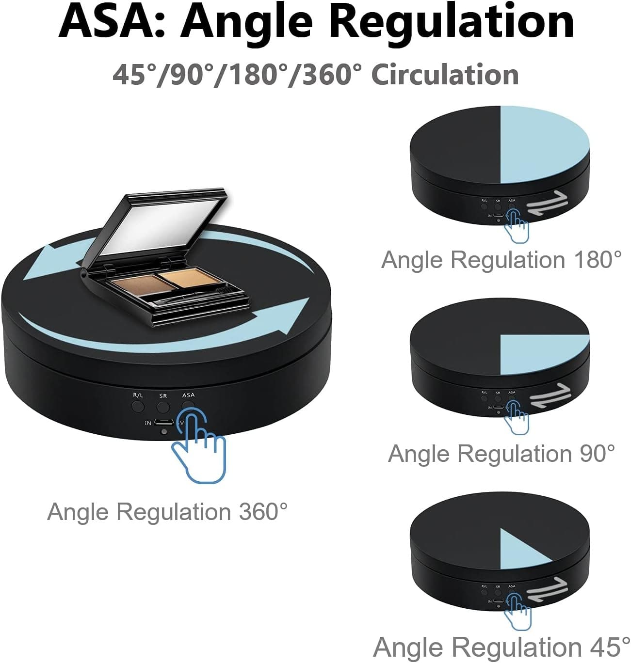360° Motorized Rotating Display Stand 15CM Electric Turntable view 6