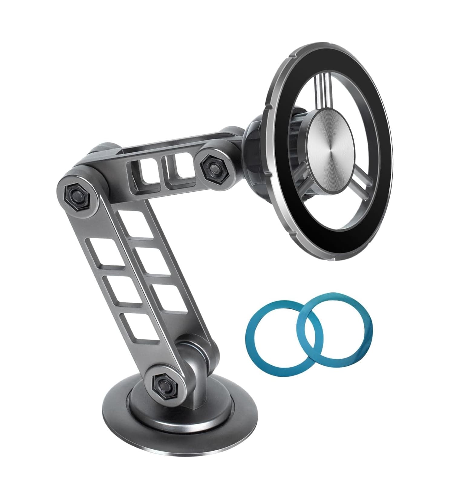 360° Rotating Dashboard Metal Car Phone Stand Mount view 1