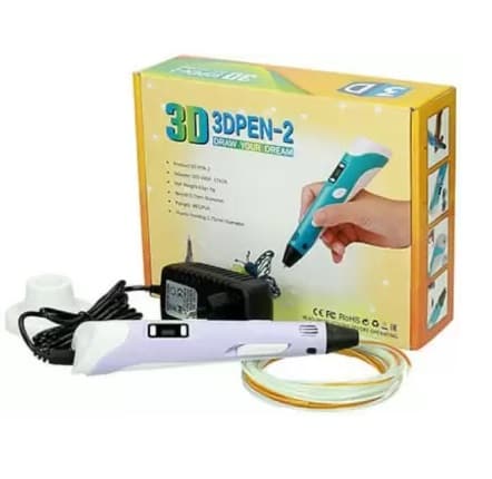 3D Pen Professional Creativity 3D Printing Pen with 3 x 1.75mm ABS/PLA Filament view 3