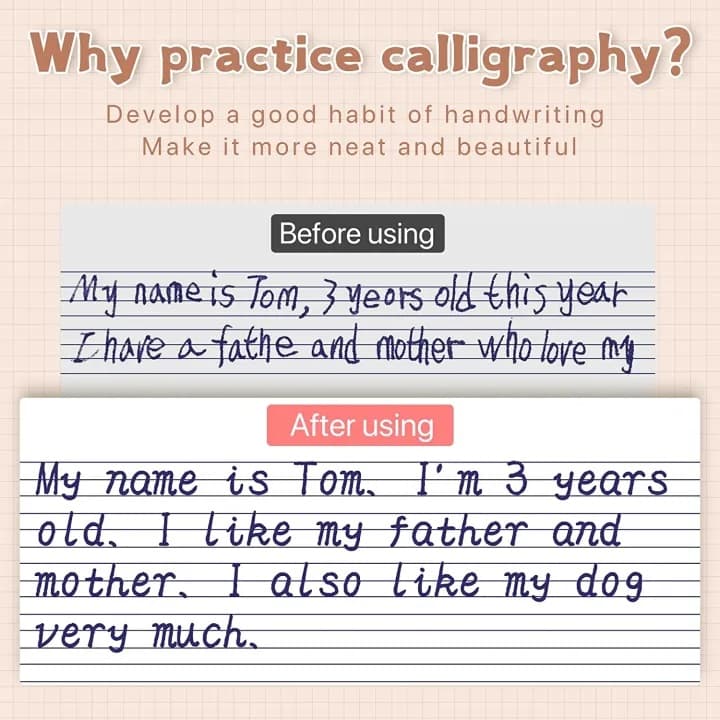 4 Pack Magic Handwriting Practice Copybook For Kids view 3