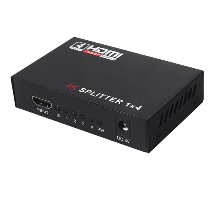 4 Port HDMI Hub Multi Splitter & HDTV 1080P 1 Input 4 Output view 1