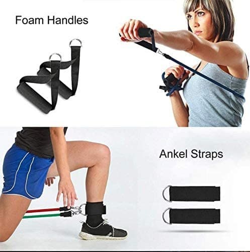 5 in 1 Multi Coloured Resistance Band view 2