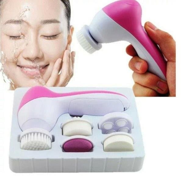 5 In 1 Multifunction Electronic Face Facial Cleansing Brush Spa Skin Care massage view 2