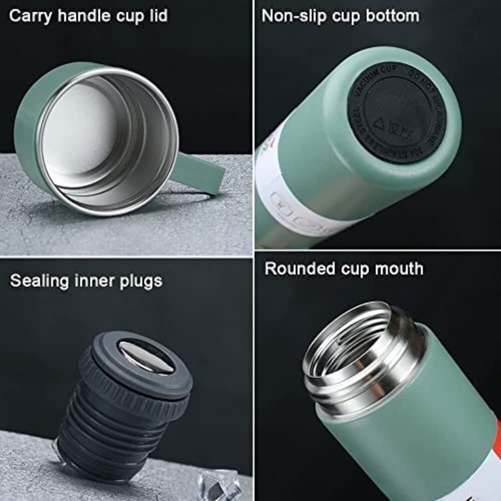 500ml Vacuum Flask Set Stainless Steel Drinking Metal Water Bottle Gift Vacuum Flask Bottle view 3