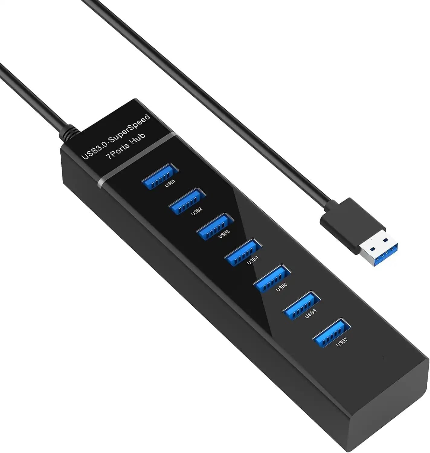 7 Port USB Hub view 1