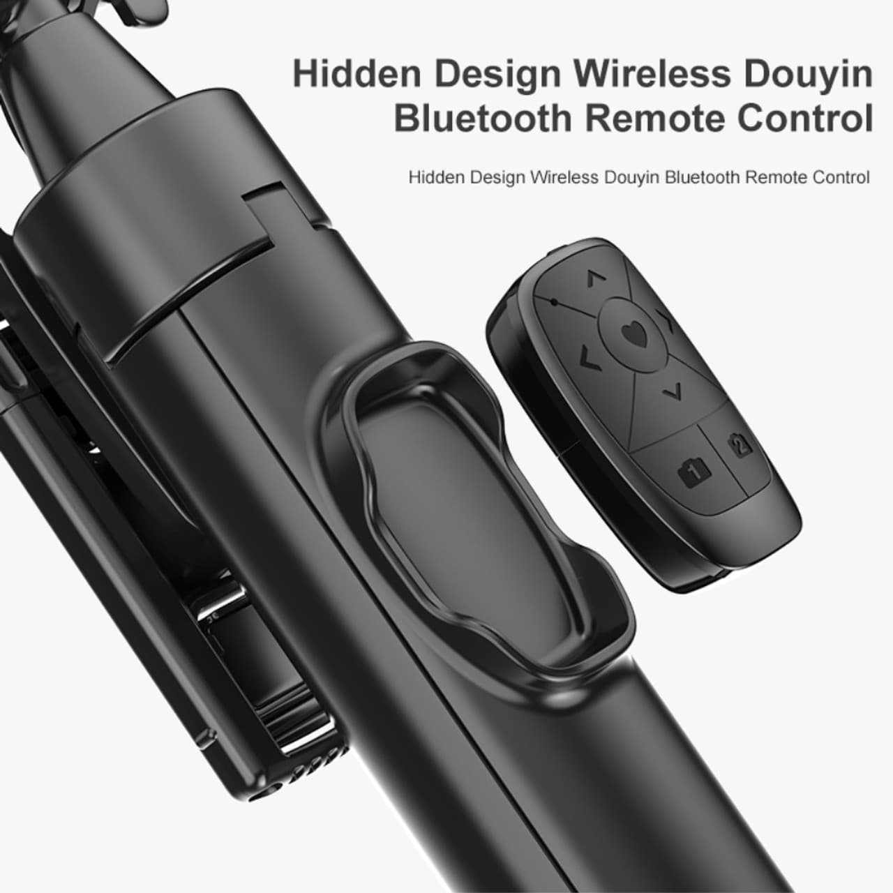 A36 1.6m Extendable Selfie Stick Mobile Stand Tripod With Bluetooth Remote view 2