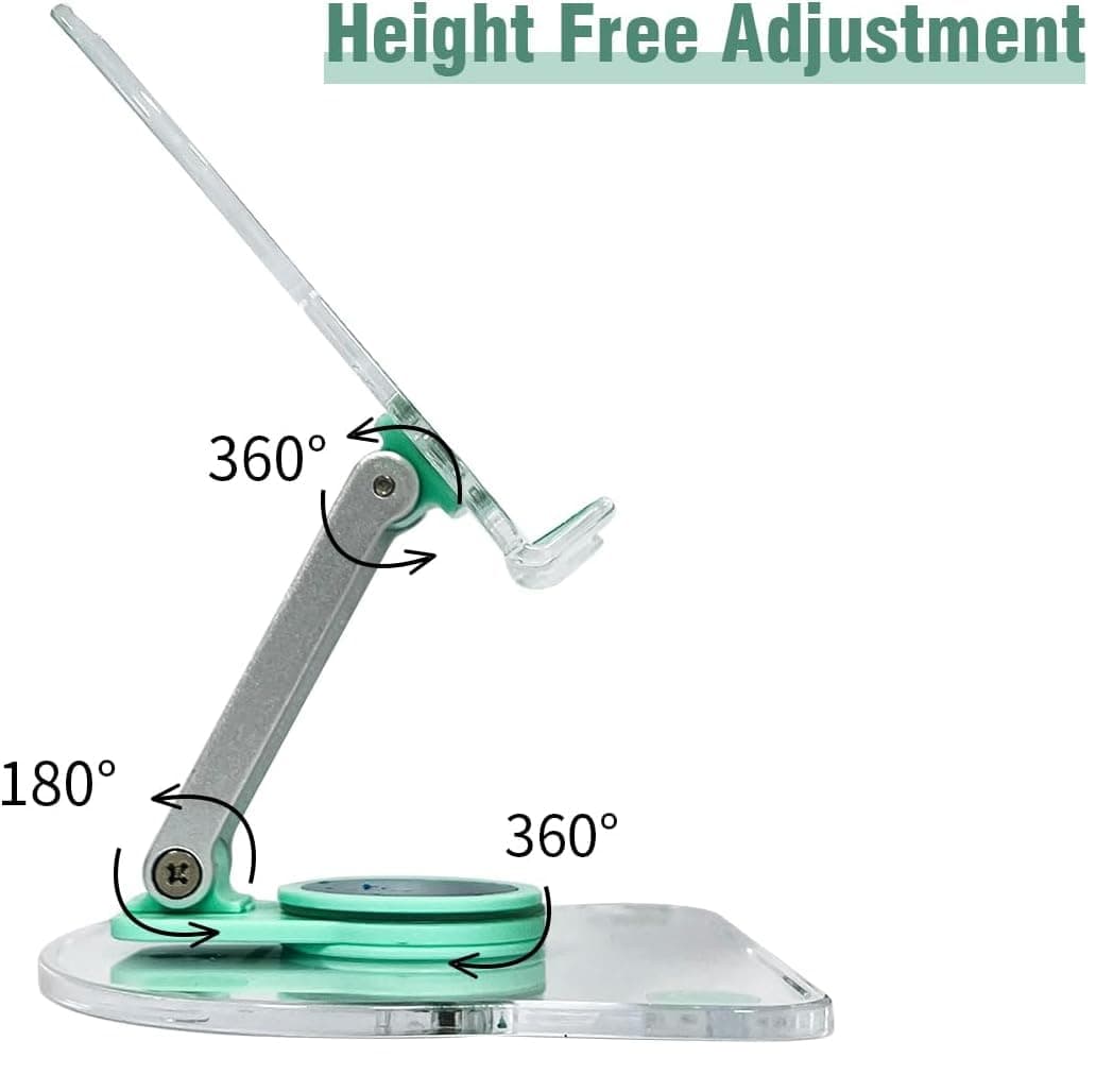A51 360° Foldable Rotating Acrylic Tablet Stand view 2