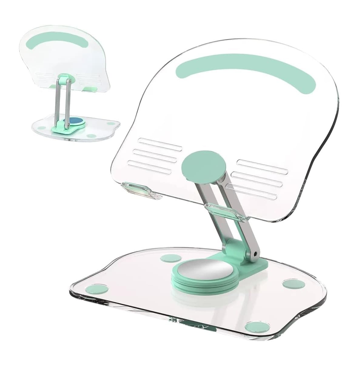 A51 360° Foldable Rotating Acrylic Tablet Stand view 1