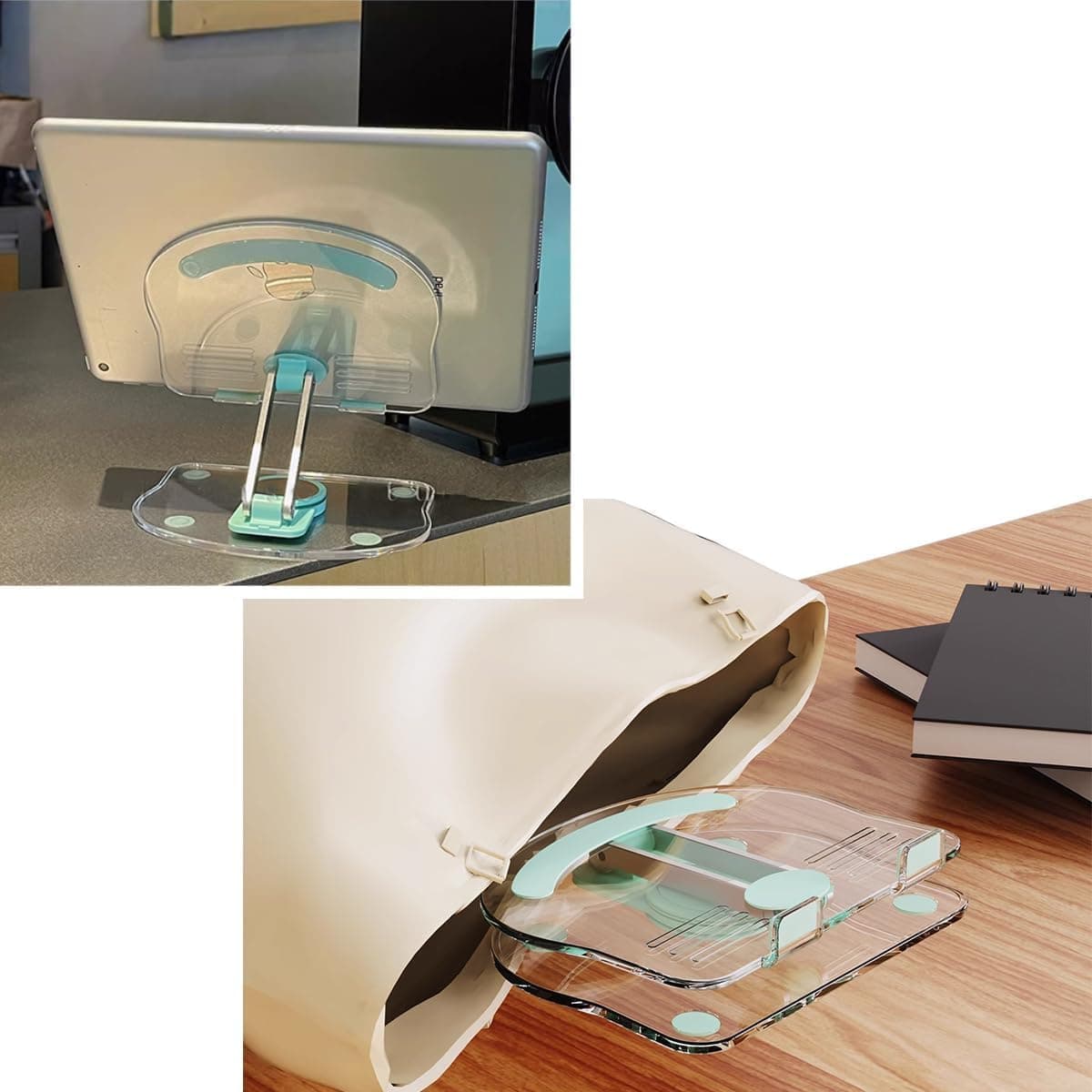 A51 360° Foldable Rotating Acrylic Tablet Stand view 3