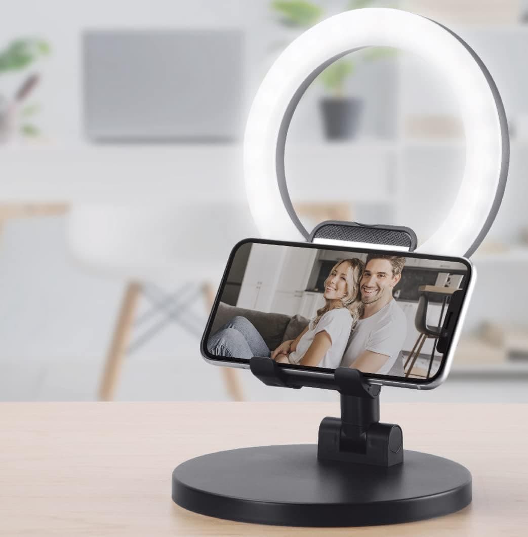 A7 Ring Light Mobile Stand Makeup Mirror view 1