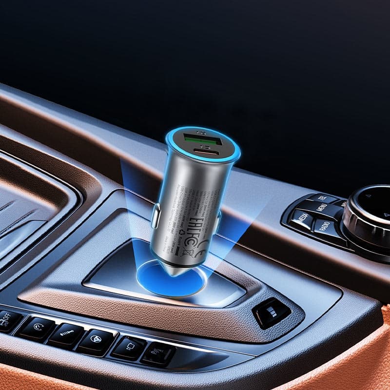 Acefast B16 95W Fast Charge Car Charger (1xUSB-C + 1xUSB-A) view 4