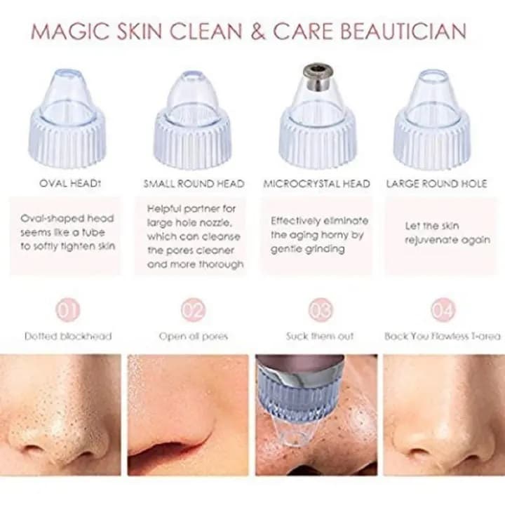 Acne Pore Cleaner Usb Rechargeable Blackhead Remover view 2