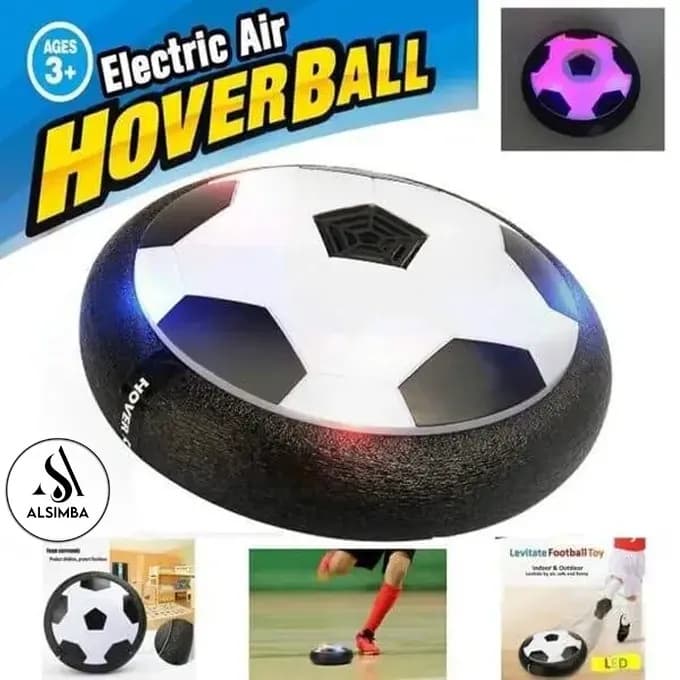 Air Floating Hover Soccer Ball With LED Lights – Indoor/Outdoor Battery Operated Toy For Kids view 2