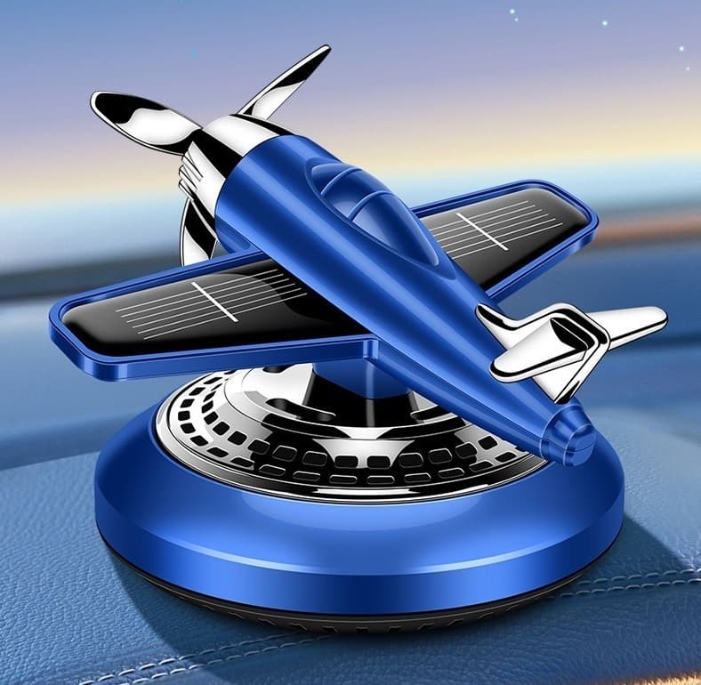 Airplane Car Dashboard Aromatherapy Diffuser – Solar Rotating With Fragrance view 4