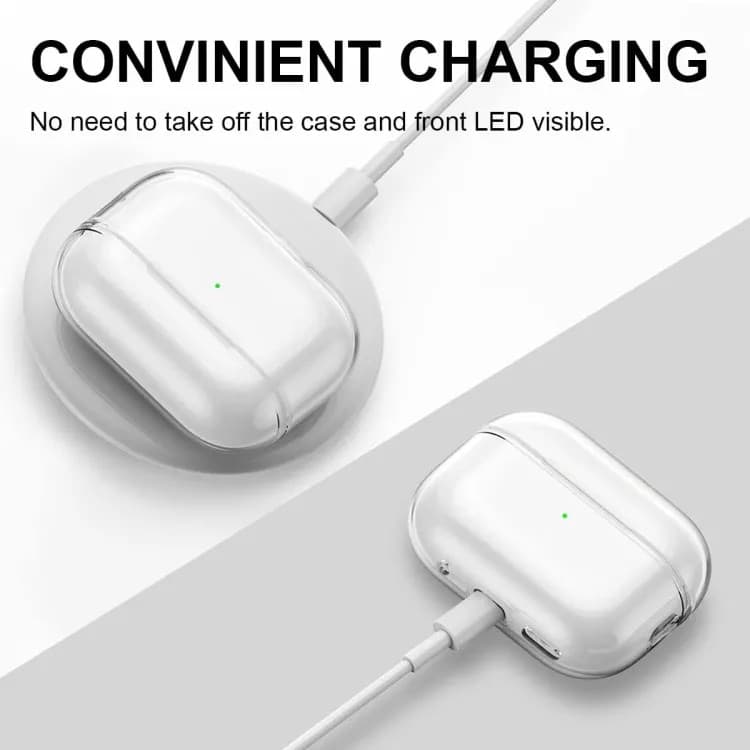 Airpods Pro 2nd Generation Transparent Cover Case With Hand Strap Lanyard view 3