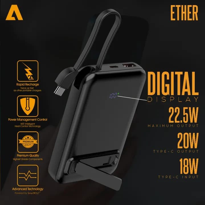 Alewa Ether Wireless 10000mAh Powerbank Rapid 2x Recharge view 5