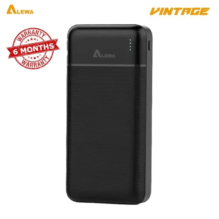 Alewa Vintage 20000 mAh Power Bank PD Fast Charging Rapid 2x Recharge view 1