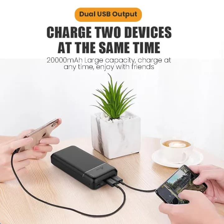 Alewa Vintage 20000 mAh Power Bank PD Fast Charging Rapid 2x Recharge view 3