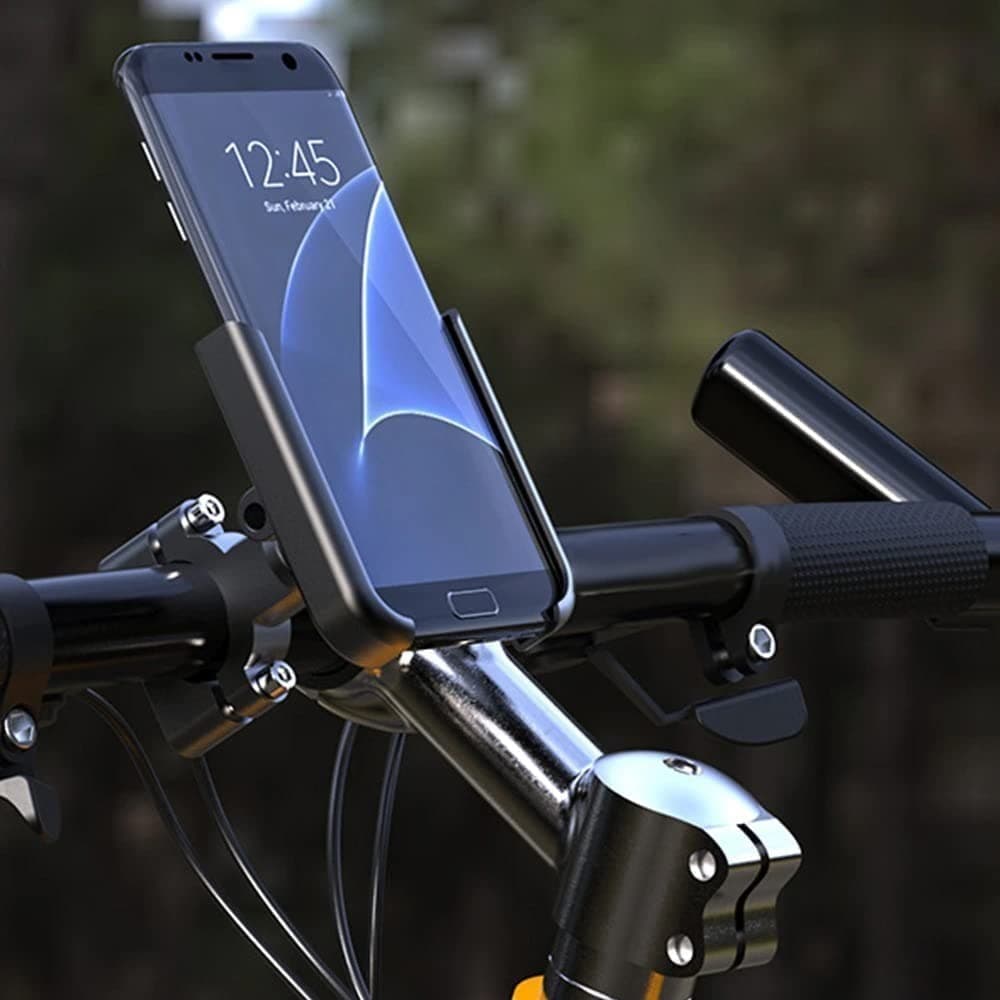 Aluminum Motorcycle Handlebar Adjustable Phone Holder view 2