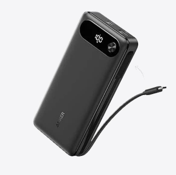 Anker A1383 20000mAh 87 Watt Powerbank With Built-In USB-C Cable view 1