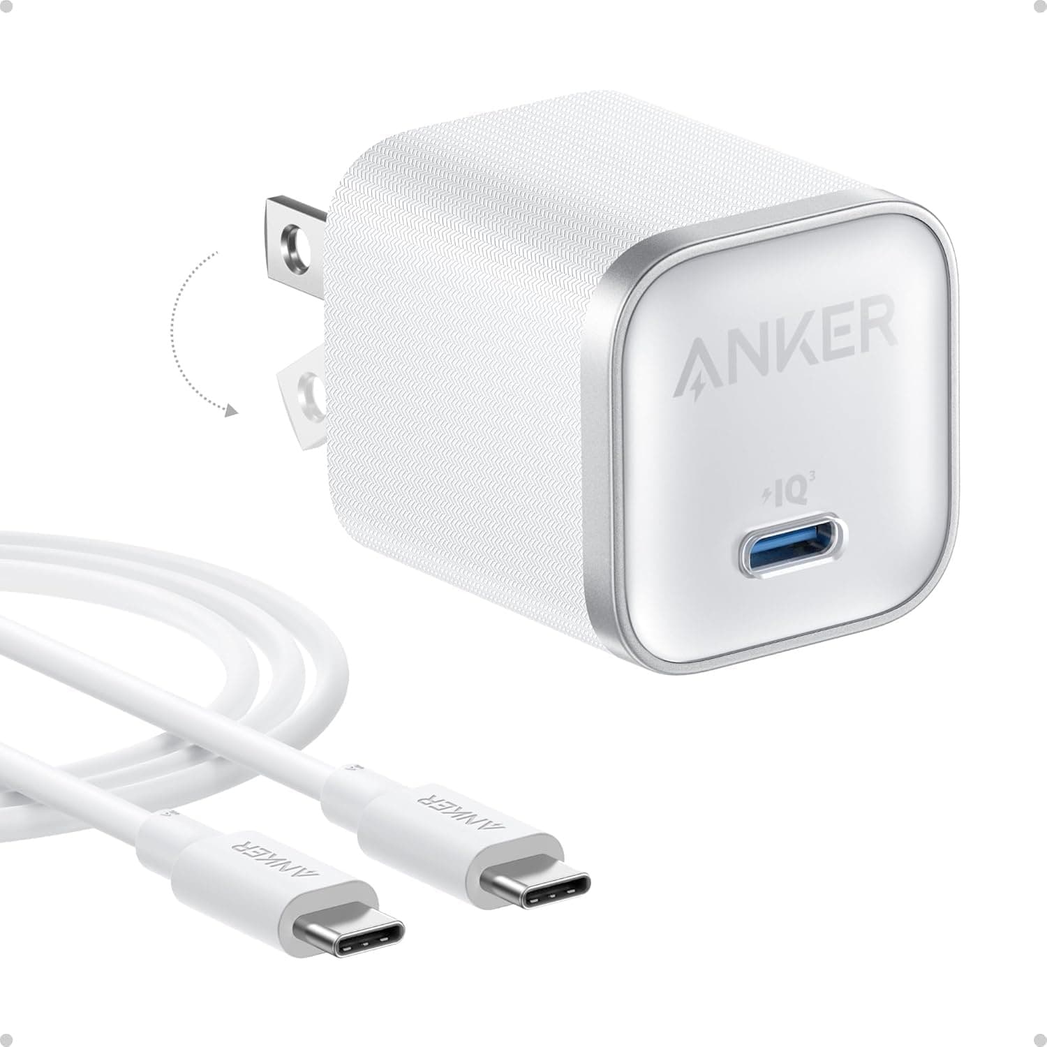 Anker B2692 45W GaN USB-C Fast Charger With 6ft Type-C Cable (Foldable Plug) view 1