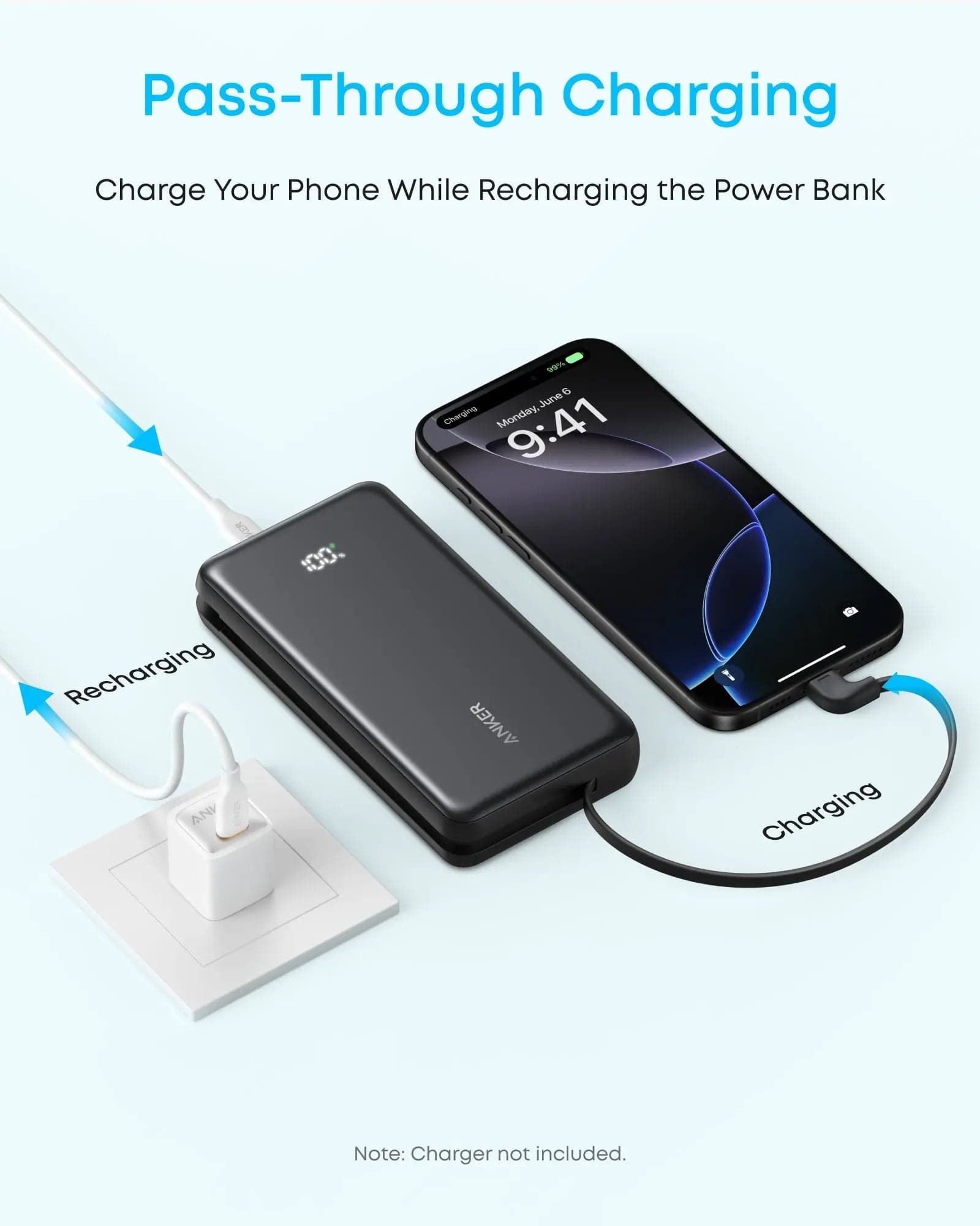 Anker Zolo 20000mAh Power Bank (22.5W Fast Charging) view 4