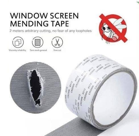 Anti-Mosquito Screen Window Patch Self-Adhesive Tape Window Mesh Repair Tape view 1