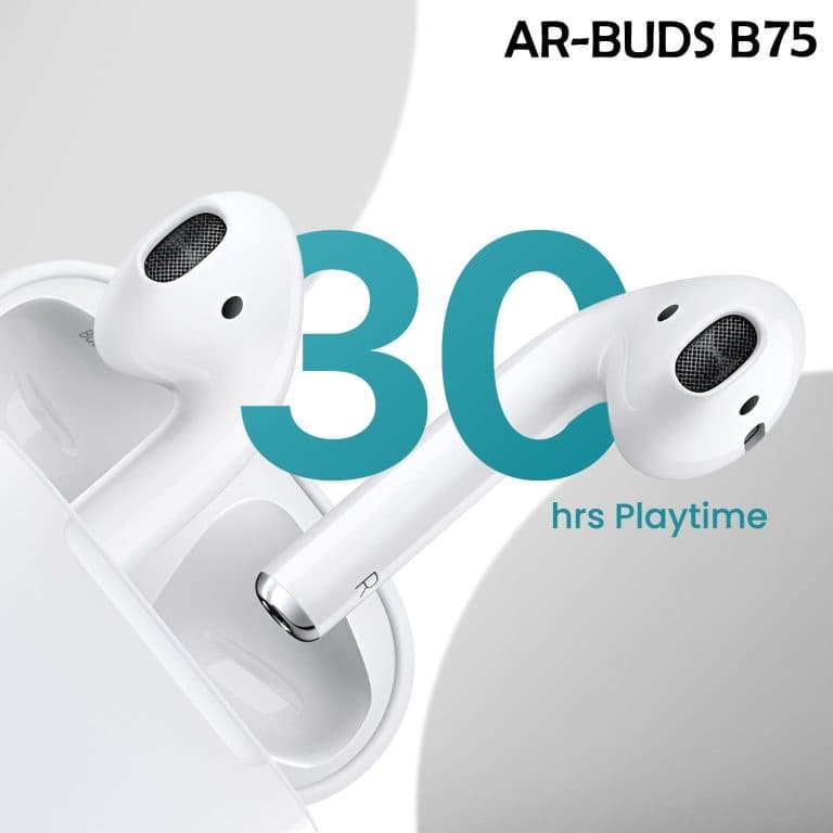 Armor AR Buds B75 True Wireless Earbuds With Dual Mic ENC & 30-Hour Playtime view 6