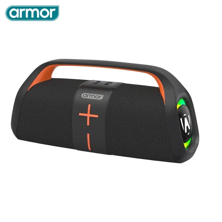 Armor Bass 450 Bluetooth Speaker 20W With TWS Connection RGB Lights IPX5 Waterproof view 1