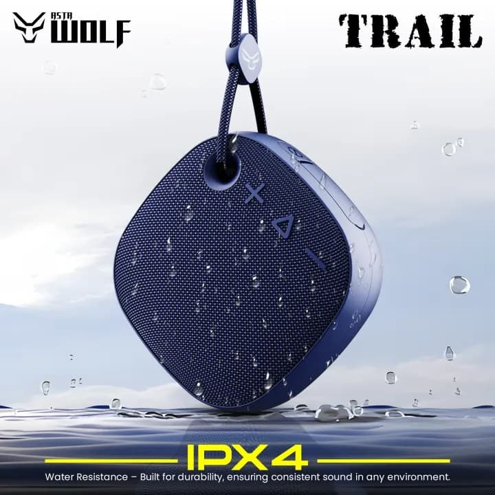 Asta WOLF TRAIL Bluetooth Speaker 15 Hours Playtime IPX4 Water Resistance view 4