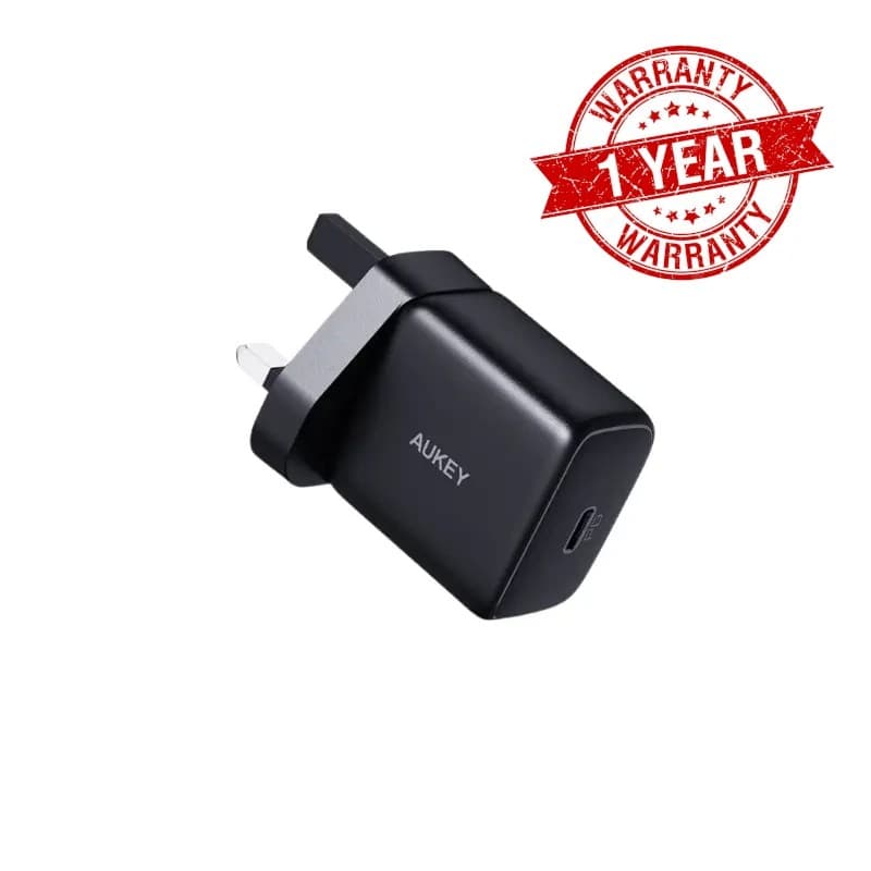 AUKEY PA R1P Swift 30W Nano Wall Charger With PPS Samsung Super Fast Charging view 1