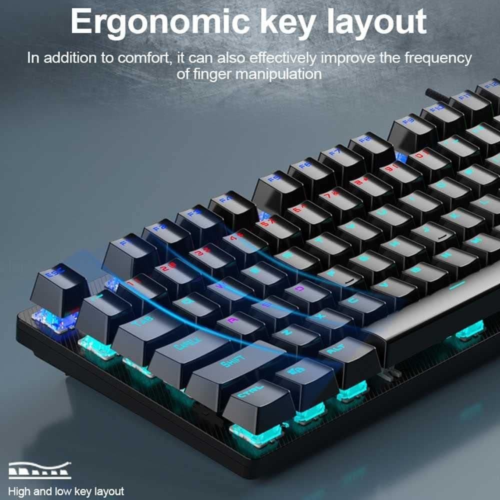 AULA S2022 USB Wired Mechanical Keyboard (Blue Switch) view 5