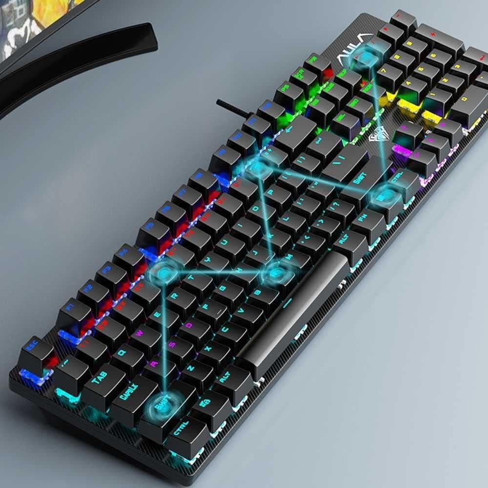 AULA S2022 USB Wired Mechanical Keyboard (Blue Switch) view 2