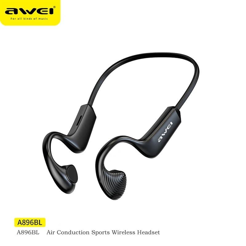 Awei A896BL Air Conduction Sports Wireless Bluetooth Headset  With Mic view 1
