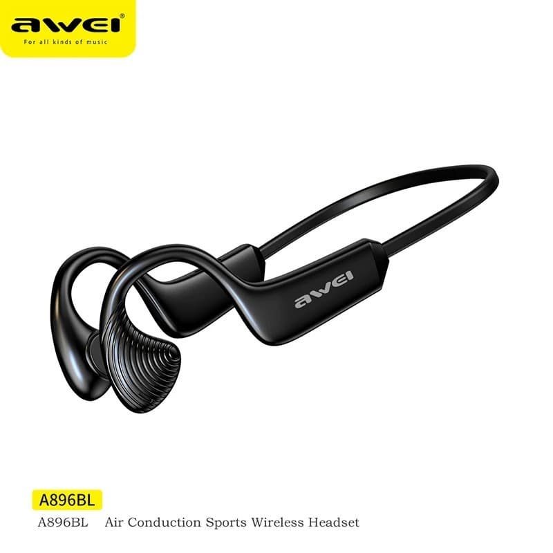 Awei A896BL Air Conduction Sports Wireless Bluetooth Headset  With Mic view 3