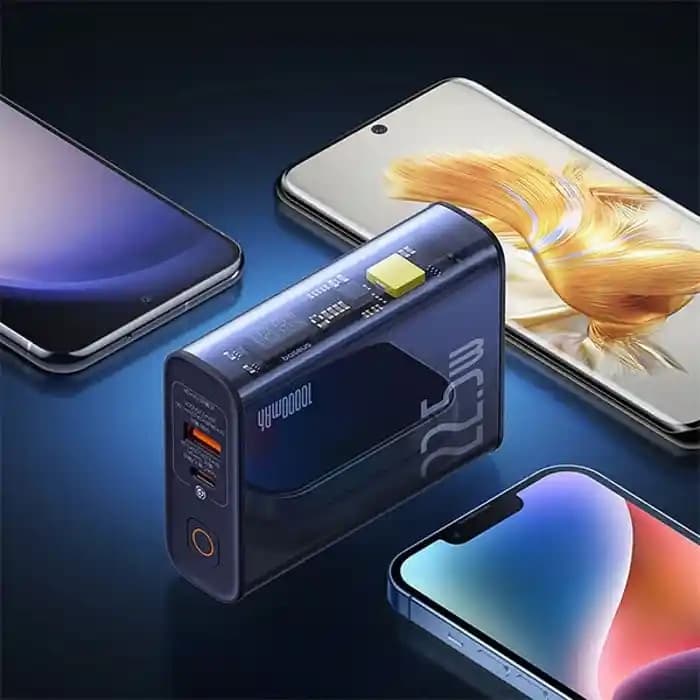 Baseus 10000mAh 22.5 Watt Explorer Series Semi Transparent Powerbank view 5