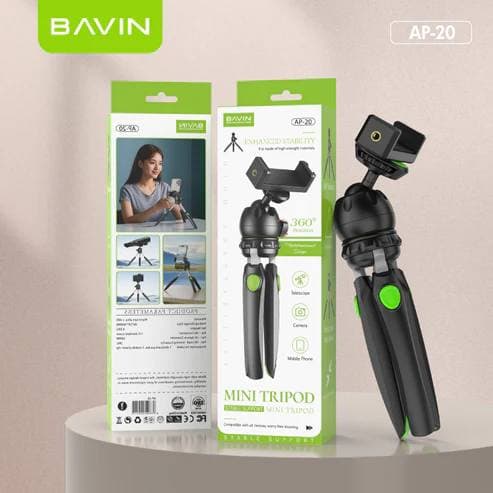 BAVIN AP20 Mini Portable Tripod Stand For Smartphones Cameras & Telescopes view 6