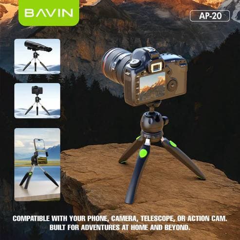 BAVIN AP20 Mini Portable Tripod Stand For Smartphones Cameras & Telescopes view 4