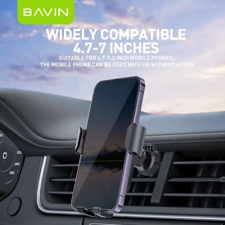 BAVIN PC1035 15W Fast Charge Wireless Charging Car Mobile Phone Holder view 4