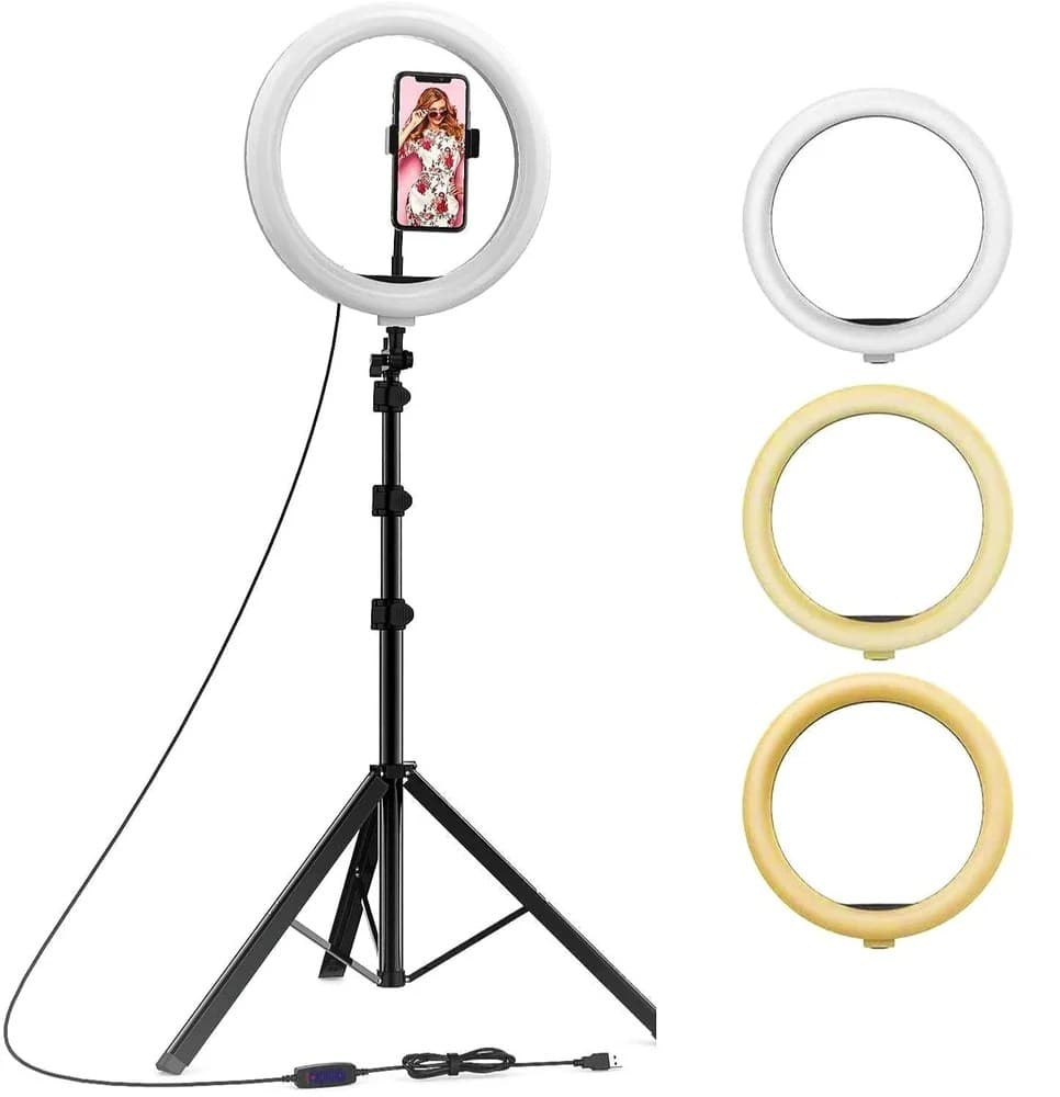 BD 360 Ring Light 36 CM With 7 Feet Tripod Stand And Mobile Holder Tiktok Light view 2