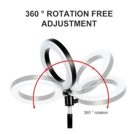 BD 360 Ring Light 36 CM With 7 Feet Tripod Stand And Mobile Holder Tiktok Light view 3