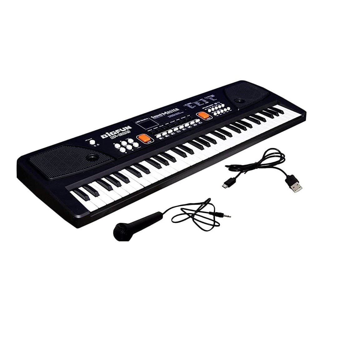Bigfun BF630A1 61 Keys Digital Electronic Piano Keyboard With Led Display & Microphone view 2