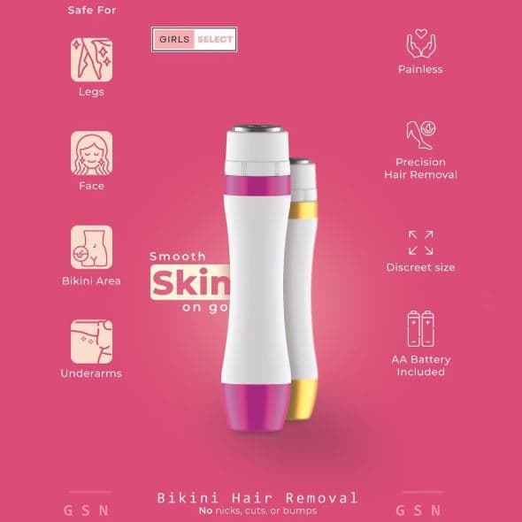 Bikini Hair Remover Battery Operated Painless view 3