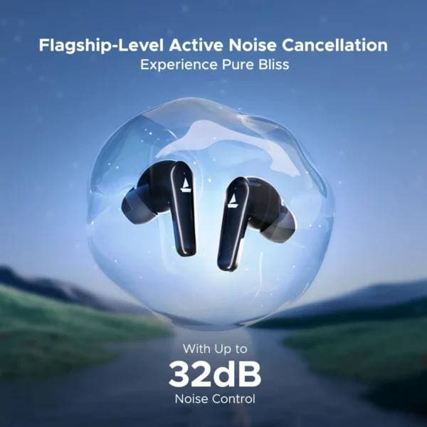 boAt Airdopes 131 Elite ANC Earbuds 60Hrs Playtime Chrome Design Bluetooth 5.3 view 5