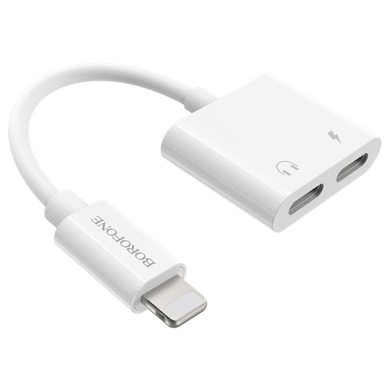 Borofone BV11 Audio Converter For Lightning To Dual Lightning view 1